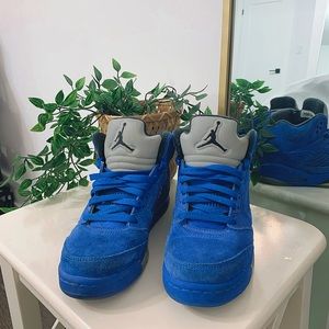 COPY - Air Jordan 5 Retro blue suede womans size 6